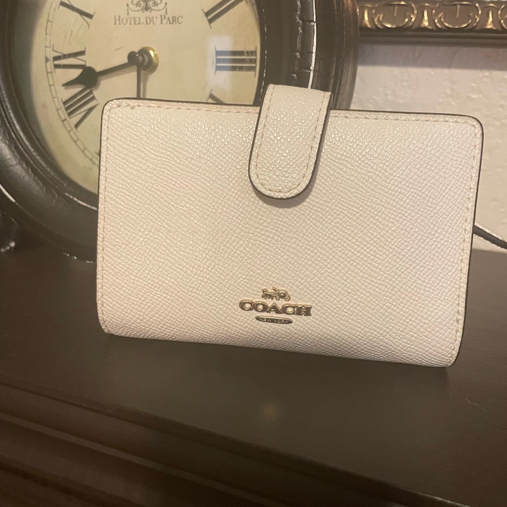 Coach White Wallet